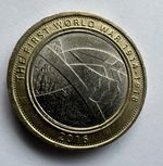1914-18 the First World War Army Circulated Coin 2016 Centenary WW1