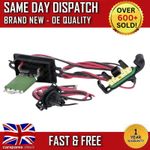 RENAULT CLIO MK3 2005-2014 HEATER BLOWER MOTOR FAN RESISTOR & WIRING LOOM