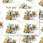 60 FOREVER Stamps "LOVE FLOURISHES"  3 Sheets Panes Wedding 🩷 Invitations 