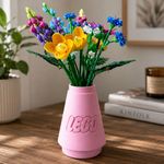 Vase for LEGO Botanical Flowers – Modern Display Holder & Home Decor Ornament