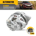 Fit For MITSUBISHI L200 2.5 DI-D 4D56 DIESEL 2007-2015 95 AMP ALTERNATOR 4PINS