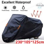 XL Heavy Duty Motorbike Motorcycle Cover Waterproof Rain Snow Dust UV Protector