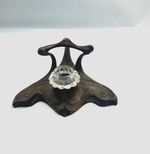 Antique Art Nouveau Bronze Inkwell Signed  BETLEN