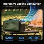 Portable Tent Air Conditioning Cool & Heater Evaporative Dehumidifier Camping RV