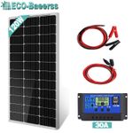 120W Mono Solar Panel kit 12V for Off Grid RV Caravan boat shed Trailer Van