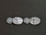 Antique biblical sterling silver cufflinks