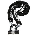 Oxford 2m Heavy Duty Motorbike Chain Lock & Padlock Sold Secure Motorcycle OF160
