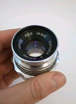 Very rare Argus Cintagon II 48mm f2 Double Gauss lens, Leica M39 mount, no RF