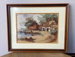 SNC Specialist Needlecraft Centres Framed Coastal Cross Stitch, Multi