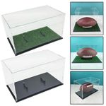 Football Display Case in Clear Acrylic for Secure and Stylish Presentation
