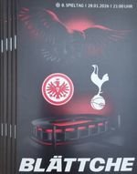 2026 EINTRACHT FRANKFURT v SPURS TOTTENHAM HOTSPUR CHAMPIONS LEAGUE PROGRAMME