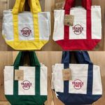 Trader Mini Joe’sCanvas Reusable Tote Bags Colorful Canvas Tote Bag 4 Colors