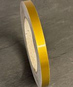 10mm Gold Gloss Pin stripe Coach Line Self Adhesive Craft Tape Car Boat Caravan