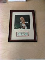 Jimi Hendrix Framed Woodstock 1969 Memorabilia Display - Reprint 3-Day Ticket