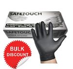 EXTRA STRONG BLACK NITRILE DISPOSABLE GLOVES POWDER & LATEX FREE TATTOO MECHANIC