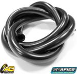 Apico Fuel Line Pipe Hose Black 6mm x 10mm 1 Metre Length Scooter Motorcycle
