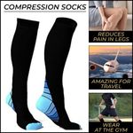 Compression Socks | Mens & Womens Varicose Veins Flight Running Travel NHS