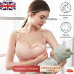 Women Breathable Sports Nursing Bra Maternity Pregnancy Breastfeeding Wire Free