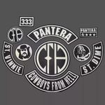 EMBROIDERED PANTERA CFH FULL PATCH SET 10pcs (Please Read Ad)