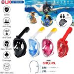 Full Face Anti-Fog Diving Snorkeling Mask Swimming Scuba Goggle For Kids Adults