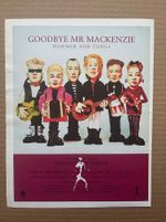 GOODBYE MR MACKENZIE HAMMER AND TONGS (B) POSTER SIZED original music press adve