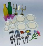 Vintage Pedigree Sindy Scenesetters Dining Accessories 1980s Spare Parts Job Lot