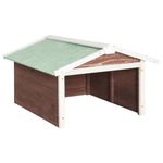 Solid Firwood Robotic Mower Garage Garden Mower House Multi Colours vidaXL