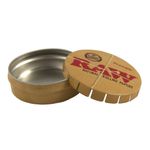 RAW Rolling Papers Metal Clack Click Tin Ashtray Pocket Pop Up Stash Tin