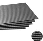Carbon Fibre Sheet 3K Genuine Gloss/Matt Twill 200mm*300mm 1mm 2mm 3mm 4mm 5mm