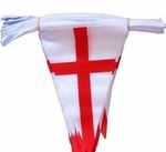 St George's Day 10 Metre 20 XL Flags England World Cup 2026 Fabric Bunting