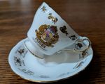 Signs of the ZODIAC Pisces  Cup & Saucer REGAL England Vintage