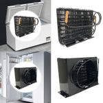 Refrigerator Condenser Copper Tube Aluminum Fin Air Condenser Coil Efficient