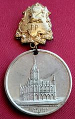 1882 PRESTON GUILD VISIT OF THE DUKE OF CAMBRIDGE COMMEMORATIVE MEDAL