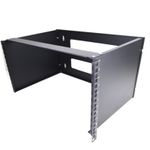 Wall Mounted Bracket 1U/2U/4U/6U for 19 inch Rack Open Frame Cabinet Flat Pack