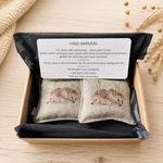 Microwavable hedgehog print fabric Wheat Hand Warmers:Reusable,eco friendly Gift