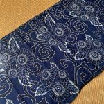 Vintage Japanese Textile Aizome Indigo Blue Cotton Fabric Scrap 70×34.5cm G54022