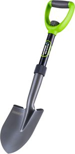 Earthwise 26.5 Inch Carbon Steel D-Handle Compact Collapsible Trenching