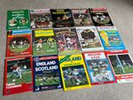 15 England International 1980 to 1984 Home Game Programmes, Wembley Stadium