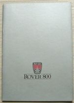 ROVER 800 Car Sales Brochure For 1987 #EO 317 DUTCH TEXT
