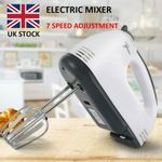 Electric Handheld Whisk Hand Mixer Kitchen Egg Beater Cake Cream Pro Blender SQ