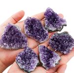 Rough Natural Amethyst Raw Stone Purple Quartz crystal cluster Healing Chakra