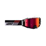 Leatt 2024 Goggles Velocity 6.5 Iriz White - Red Lens MX Motocross