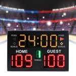 LED Basketball Electronic Scoreboard Multiple Modes Portable Digital Basketball