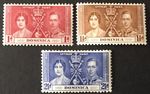 Dominica 1937 Coronation set SG 96-98 MM mint *COMBINED POSTAGE*