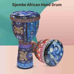 °African Hand Drum 8 Inch Portable Djembe Drum Percussion Instrument With
