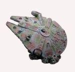 Aquarium Fish Tank Ornament Galactic Kestrel Space Ship 23.5cm. Star Wars Falcon