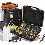 Electric Brake Fluid Bleeder Kit Auto Brake Oil Exchanger Machine + 17 Adapters