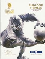 ENGLAND v WALES 2010 RUGBY PROGRAMME 6 FEBRUARY - TWICKENHAM DVD INCLUDED