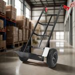 Industrial 200KG Heavy Duty Hand Trolley Sack Truck Cart Wheelbarrows Fold Plate