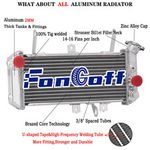 Motorcycle Aluminium Radiator For 2003-2009 04 03 Suzuki SV650 SV650S S/N K5-K9